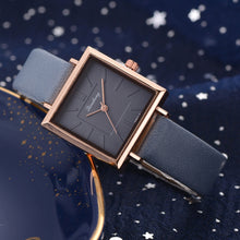 Load image into Gallery viewer, Dress Ladies Leather watch Crystal Quartz Wrist Watches