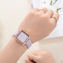 Load image into Gallery viewer, Dress Ladies Leather watch Crystal Quartz Wrist Watches