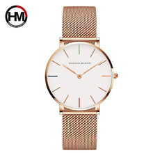 Load image into Gallery viewer, Mesh Rose Gold Waterproof Ladies Watch