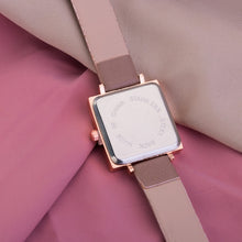 Load image into Gallery viewer, Dress Ladies Leather watch Crystal  Quartz Wrist Watches
