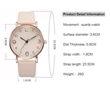 Load image into Gallery viewer, Women's Luxury Leather Wrist Watch
