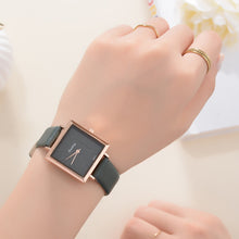 Load image into Gallery viewer, Dress Ladies Leather watch Crystal  Quartz Wrist Watches
