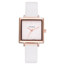 Load image into Gallery viewer, Dress Ladies Leather watch Crystal  Quartz Wrist Watches
