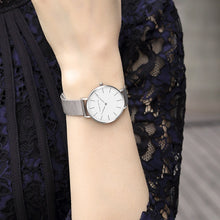 Load image into Gallery viewer, Mesh Rose Gold Waterproof Ladies Watch
