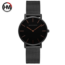 Load image into Gallery viewer, Mesh Rose Gold Waterproof Ladies Watch

