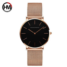 Load image into Gallery viewer, Mesh Rose Gold Waterproof Ladies Watch
