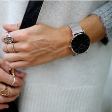Load image into Gallery viewer, Mesh Rose Gold Waterproof Ladies Watch
